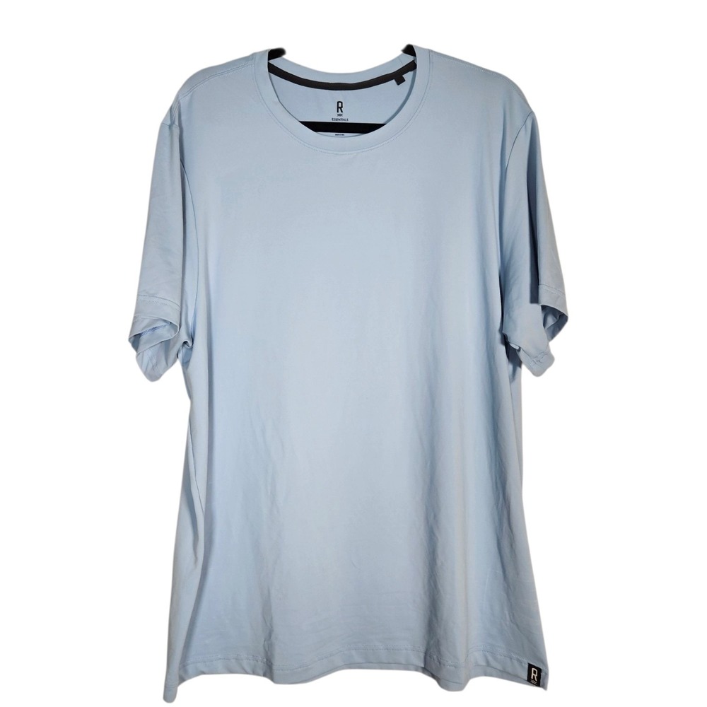 Rhone Essentials Training Tee Shirt Men's XL Blue Reign‎ Performance Stretch Gym
